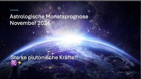 Monatsprognose November 2024 ✨💫&quot; Verborgenes kommt an die Oberfläche&quot; #astrologie #horoskop