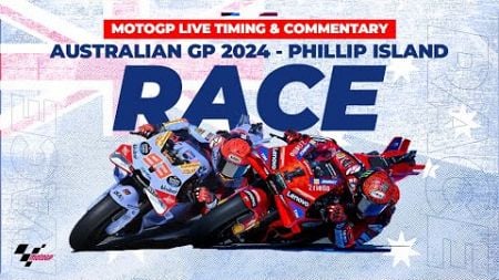 LIVE Data MotoGP Race Australian GP 2024 - Phillip Island