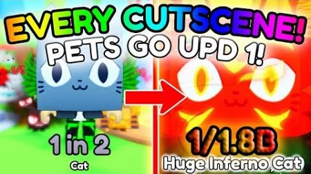 ALL PET CUTSCENES! (1/2 TO 1/1.8B) | PETS GO UPDATE!