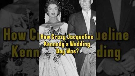 Did you know how crazy and luxurious Jacqueline Kennedy&#39;s wedding day was! #celebrity #kennedy