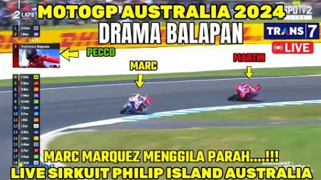 BRUTAL🔴RACE MOTOGP AUSTRALIA 2024,BERITA MOTOGP HARI INI, LIVE MOTOGP HARI INI, MARC MARQUEZ MENANG