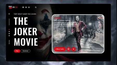 Create a Stunning Movie Website with HTML, CSS &amp; JavaScript | Step-by-Step Movie Website Tutorial