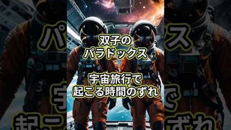 双子のパラドックス：宇宙旅行で起こる時間のずれ #相対性理論 #双子のパラドックス #宇宙