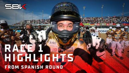 HIGHLIGHTS from Race 1 at Jerez 🤩 | 2024 #SpanishWorldSBK 🇪🇸