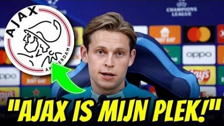 Frenkie de Jong maakt LANGVERWACHTE TERUGKEER naar Ajax | Ajax Laatste Nieuws