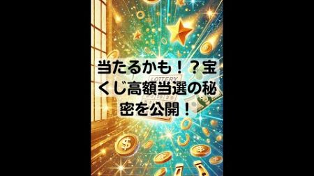 【当たるかも！？宝くじ高額当選の秘密を公開！】 #大金成就