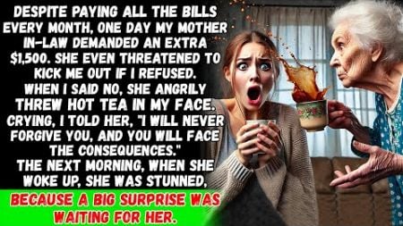 &quot;When I Refused to Give My Mother-in-Law $1,500, She Threw Hot Tea in My Face, And Then suddenly...&quot;