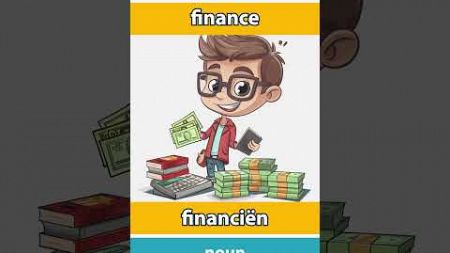 🇬🇧🇳🇱 finance - financiën : vocabulary builder : learn English : laten we Engels leren