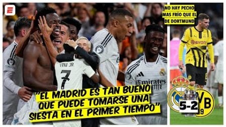 REAL MADRID remontó 5-2 al Dortmund, VINÍCIUS Jr. ENCENDIÓ el Bernabéu en UCL | Exclusivos