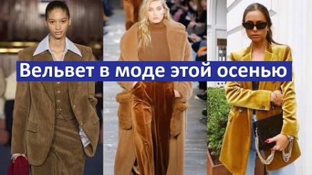 Вельвет в моде этой осенью #мода, #стиль, #тренды, #образ, #лук, #одежда, #аксессуары, #fashion