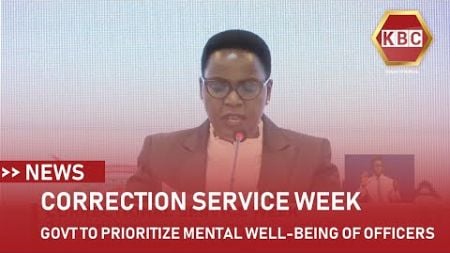 Correctional Service Week I Govt to prioritize the mental well-being of officers