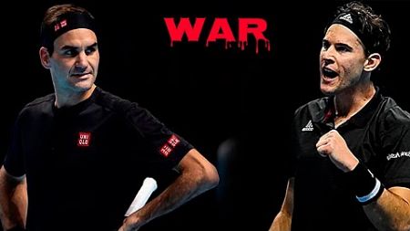 When Tennis turns into WAR! (Federer vs Thiem)