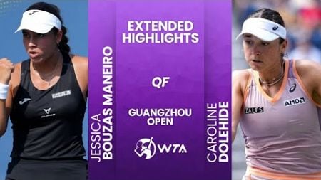 Jessica Bouzas Maneiro vs Caroline Dolehide | QF Guangzhou Open 2024 | #WTA Highlights