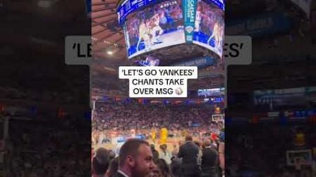 World Series chants at Knicks &amp; Lakers games 👀