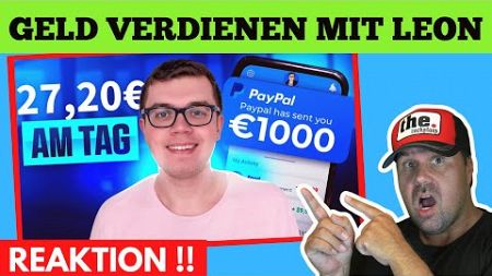 27,20€ PASSIV in 24 STUNDEN verdienen 🤑💸 OHNE Arbeit PASSIV Geld verdienen - @MichaelKotzur reagiert