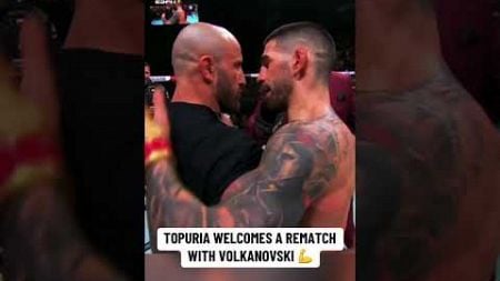 Ilia Topuria welcomes a rematch against Alexander Volkanovski #shorts