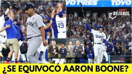 NESTOR CORTÉS NO VUELVE a LANZAR en SERIE MUNDIAL después del GRAND SLAM de FREEMAN | ESPN Beisbol