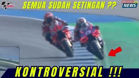 DIBANTU DORNA ?? KOK BISA LOLOS PENALTI 😱JORGE MARTIN SENGAJA TABRAK GARIS⁉️🚨 MARQUEZ BELA PECCO ‼️