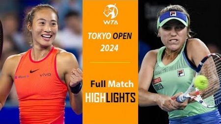 Qinwen Zheng vs Sofia Kenin Highlights | Tokyo 2024 FINAL | 10.27.2024