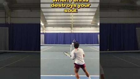 WHEN TENNIS BREAKS YOUR SOUL #Tennis