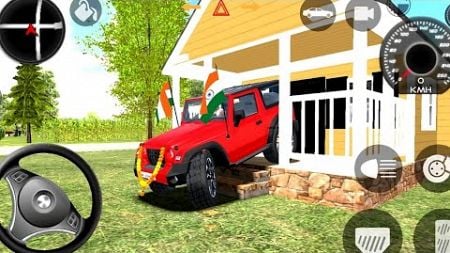 Dollar (Song) Modified 😈 Mahindra Yellow Thar | Indian Car Simulator 3D | Car Game 3D