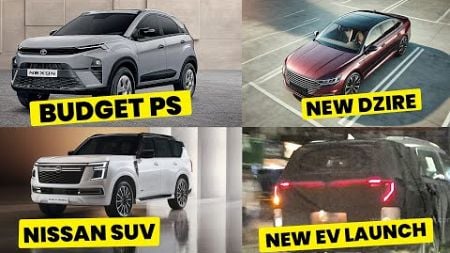 Nexon panoramic sunroof cng | Suzuki Dzire facelift 2024 | 13 New Cars | Skoda Kylaq Base Model