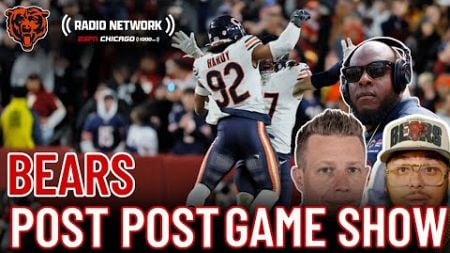 Chicago Bears Postgame Show w/Meller, Pat The Designer &amp; Jason McKie