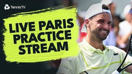 LIVE STREAM: Daniil Medvedev vs Grigor Dimitrov Practice | Paris 2024