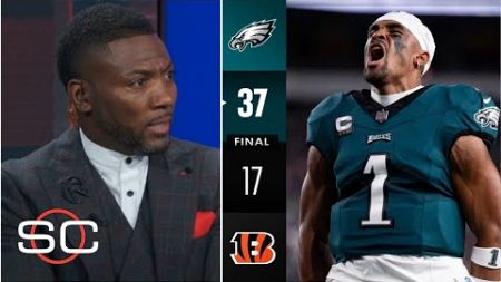 ESPN reacts to Jalen Hurts throws 3 TDs as Philadelphia Eagles beat Cincinnati Bengals 37-17 Week 8