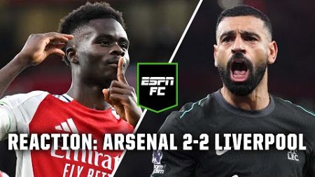 FULL REACTION: Will Arsenal or Liverpool be happier with Premier League draw? 🤝 | ESPN FC