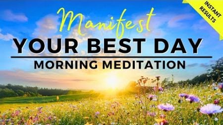 10-Minute Morning Meditation | Boost Productivity &amp; Manifest Goals | Instant Clarity!