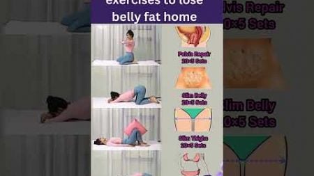 exercises to lose belly fat home #short #reducebellyfat #bellyfatloss #yoga| Fitness Nation Sanober