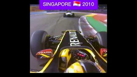 KUBICA ONBOARD SINGAPORE 🇸🇬 2010 #v8 #formula1 #automobile #f1onboard