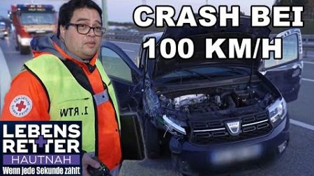 Mit 100 km/h auf der A96: Auto überschlägt sich - Glück im Unglück! | Lebensretter hautnah | SAT.1