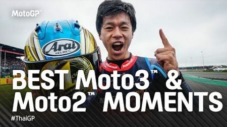 Best Moto3™ &amp; Moto2™ Moments! 🏆 | 2024 #ThaiGP