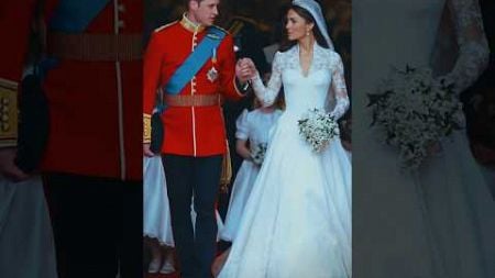 Royal Wedding 💍 Prince William and Princess Catherine in their wedding in 2011.