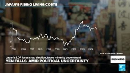 After Japan&#39;s snap election, political uncertainty leads to weaker yen and stock gains • FRANCE 24