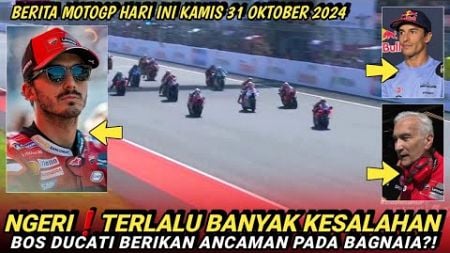 LIVE BERITA MOTOGP TERBARU HARI INI KAMIS 31 OKTOBER 2024❗️MOTOGP HARI INI❗️MOTOGP 2024❗️GP TODAY