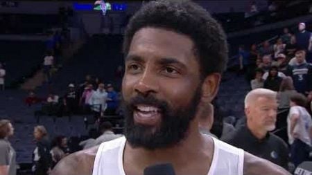 &#39;We&#39;re just getting acclimated&#39; - Kyrie Irving after Mavs&#39; win vs. the Timberwolves | NBA on ESPN