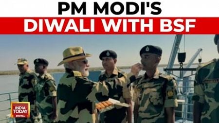 PM Modi Celebrates Diwali with BSF Jawans at Creek Border | India Today