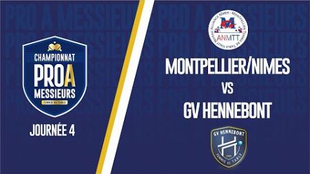 PRO A MESSIEURS | J4 | ALLIANCE MONTPELLIER/NIMES vs HENNEBONT GV