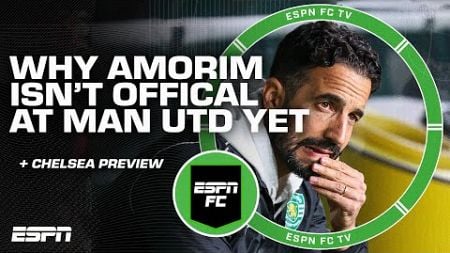 Why Ruben Amorim to Manchester United hasn&#39;t been made OFFICIAL 👀 | ESPN FC