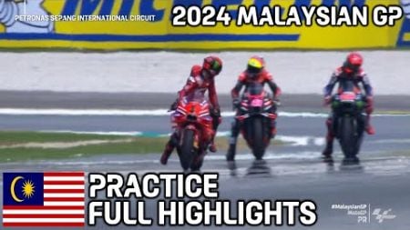 🔴 FULL HIGHLIGHTS PRACTICE MOTOGP MALAYSIA 2024 SEPANG❗ motogp news today, motogp hoy, motogp oggi