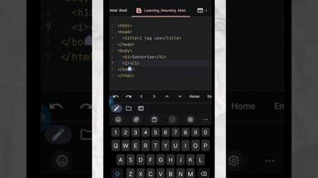 I tag uses in html #shorts #html #css #webdesign #python #htmlwebsite #webdevelopment #htmlcsswebsit