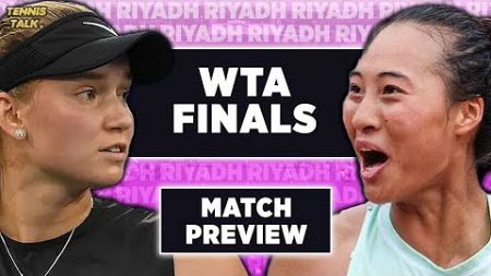 Rybakina vs Zheng | WTA Finals 2024 | Tennis Preview &amp; Prediction