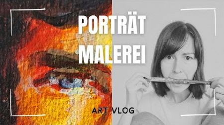 Portraitmalerei | Kreative Blockaden | Kunst Vlog