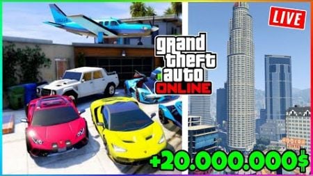 XXL Tuning Treffen und schnell GELD verdienen in GTA 5 ONLINE mit der Crew! GTA 5 Live deutsch