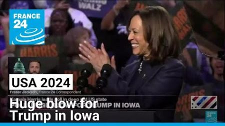 Harris tops Trump in latest Iowa poll, marking turnaround • FRANCE 24 English