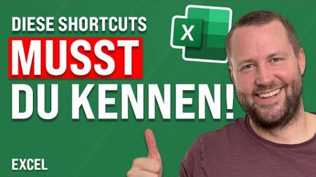 Excel 2025 Diese Shortcuts musst du kennen #excel #produktivität