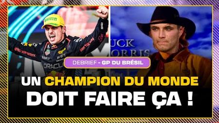 UN CHAMPION DU MONDE DOIT FAIRE ÇA ! Débrief GP du Brésil (Les Pistonnés F1)